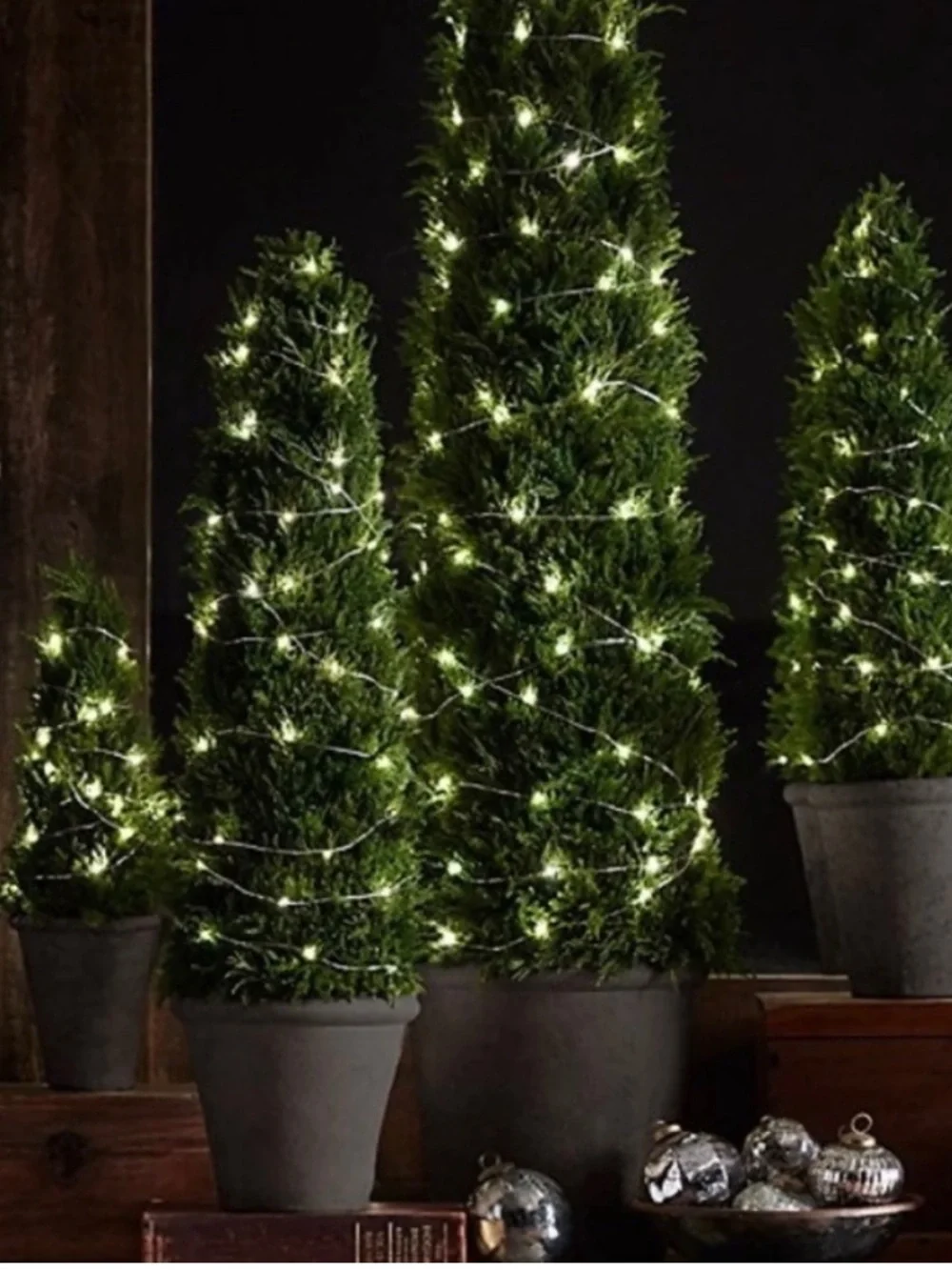 Restoration Hardware Starry String Lights Amber Light Coper Wire 10 ft